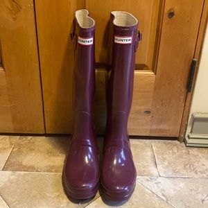 Hunter boots tall